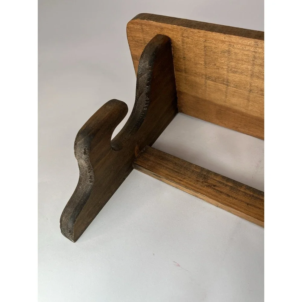 Vintage Wooden Wall Shelf Primitive Cottagecore Grandmacore